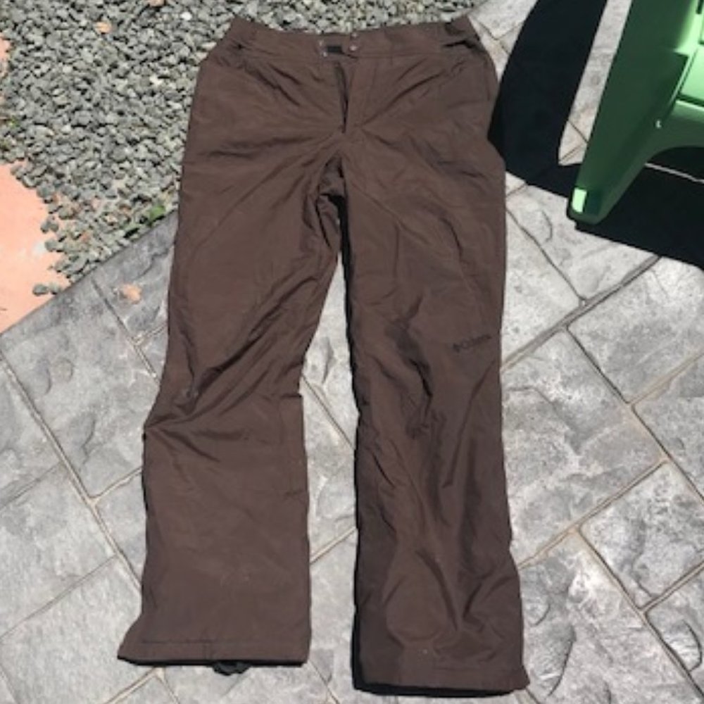 Brown Columbia Ski Pants M